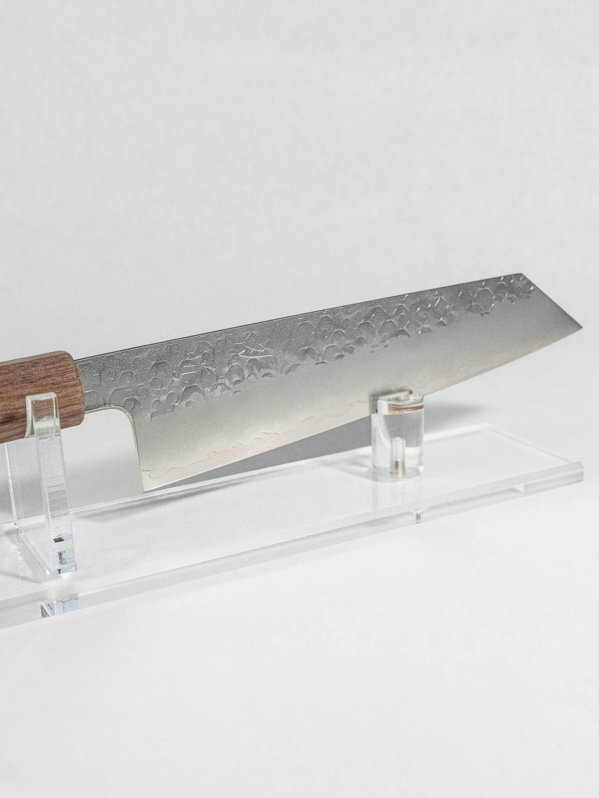 Hado Shiosai Kiritsuke Japanese kitchen knife hammering details