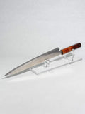 OUL AUS-10A Damascus Gyuto knife 180mm full view