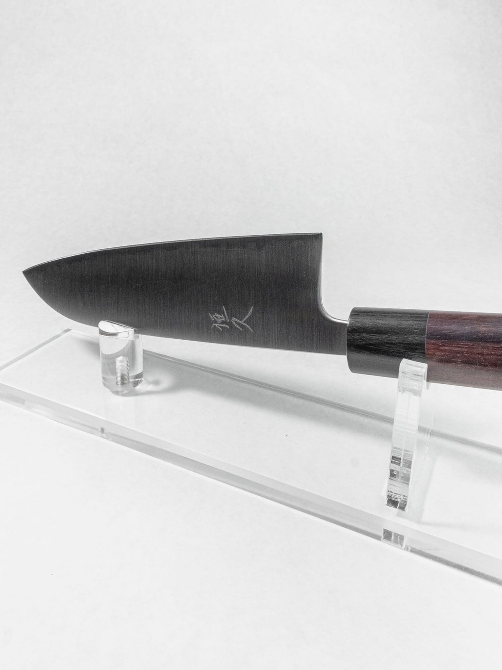 Aogami Super Santoku knife stainless clad san mai construction