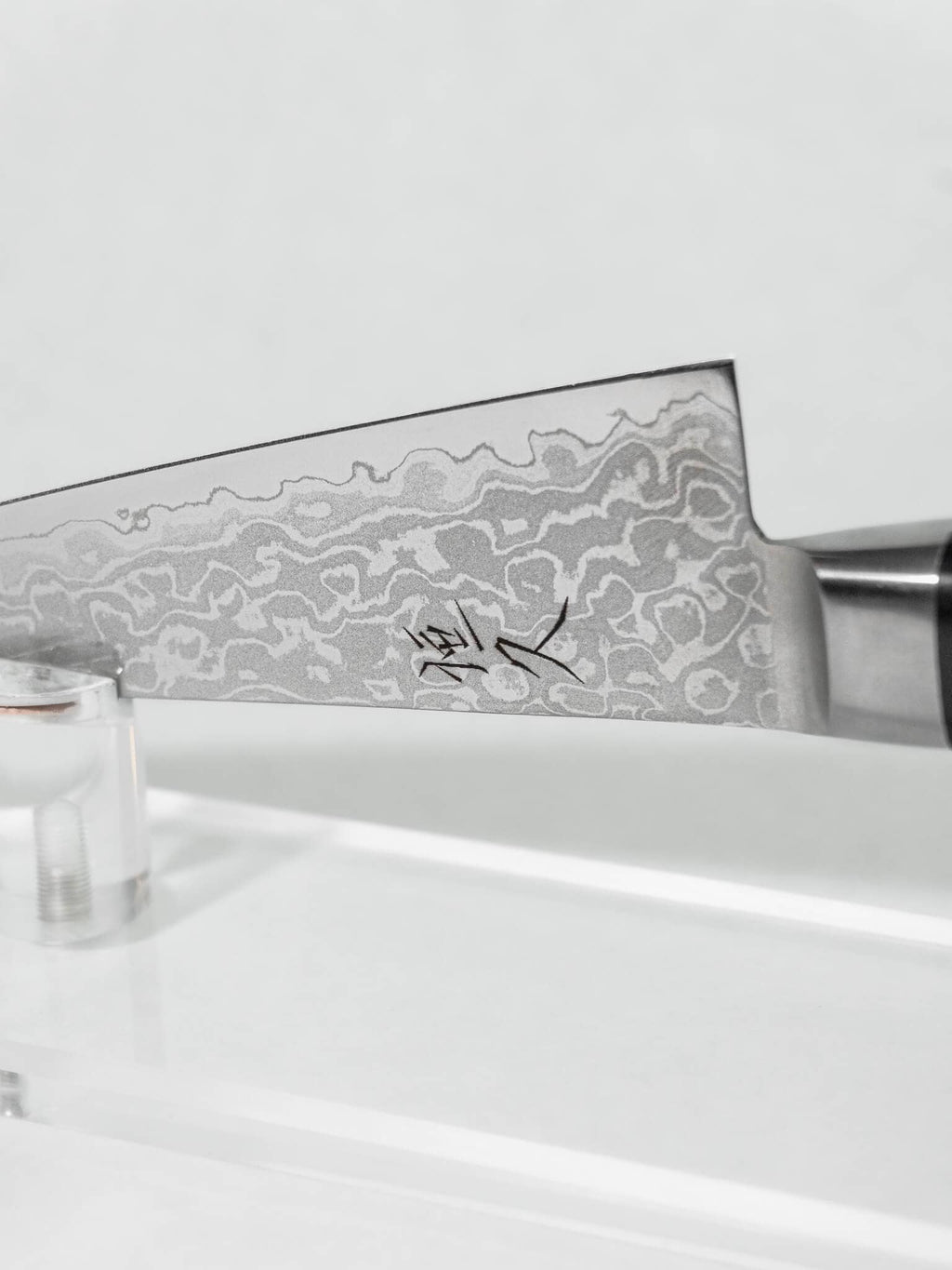 VG-10 stainless steel Honesuki knife close-up