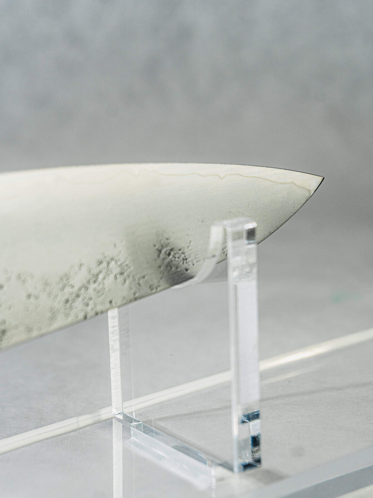 Precision tip of Sakai Takayuki Gyuto 210mm for delicate slicing