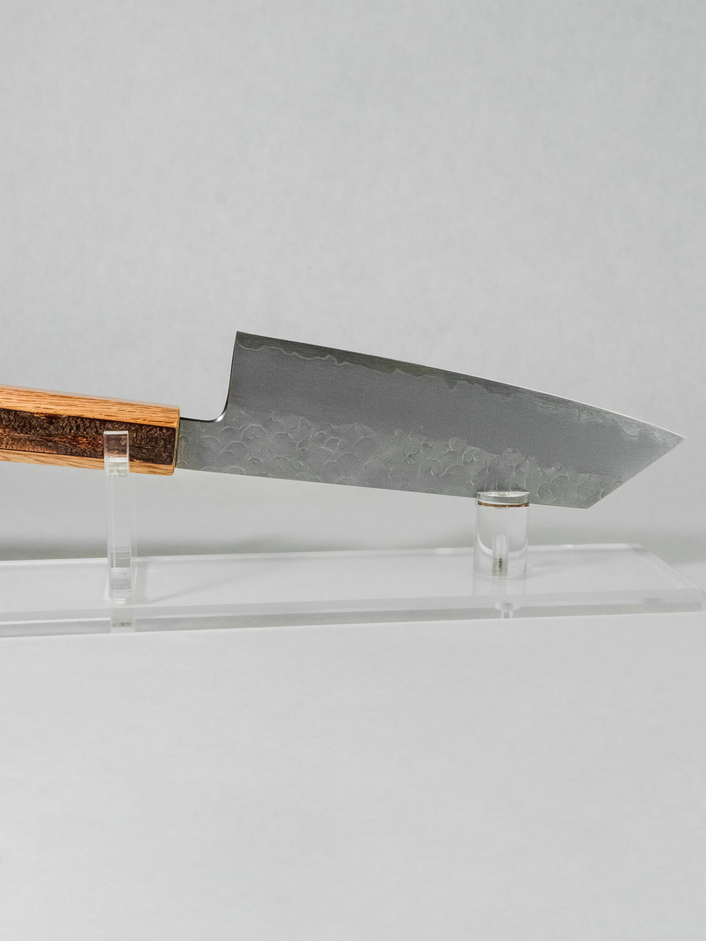 SG2 Super Gold 2 steel core close up on Hado Japanese bunka knife