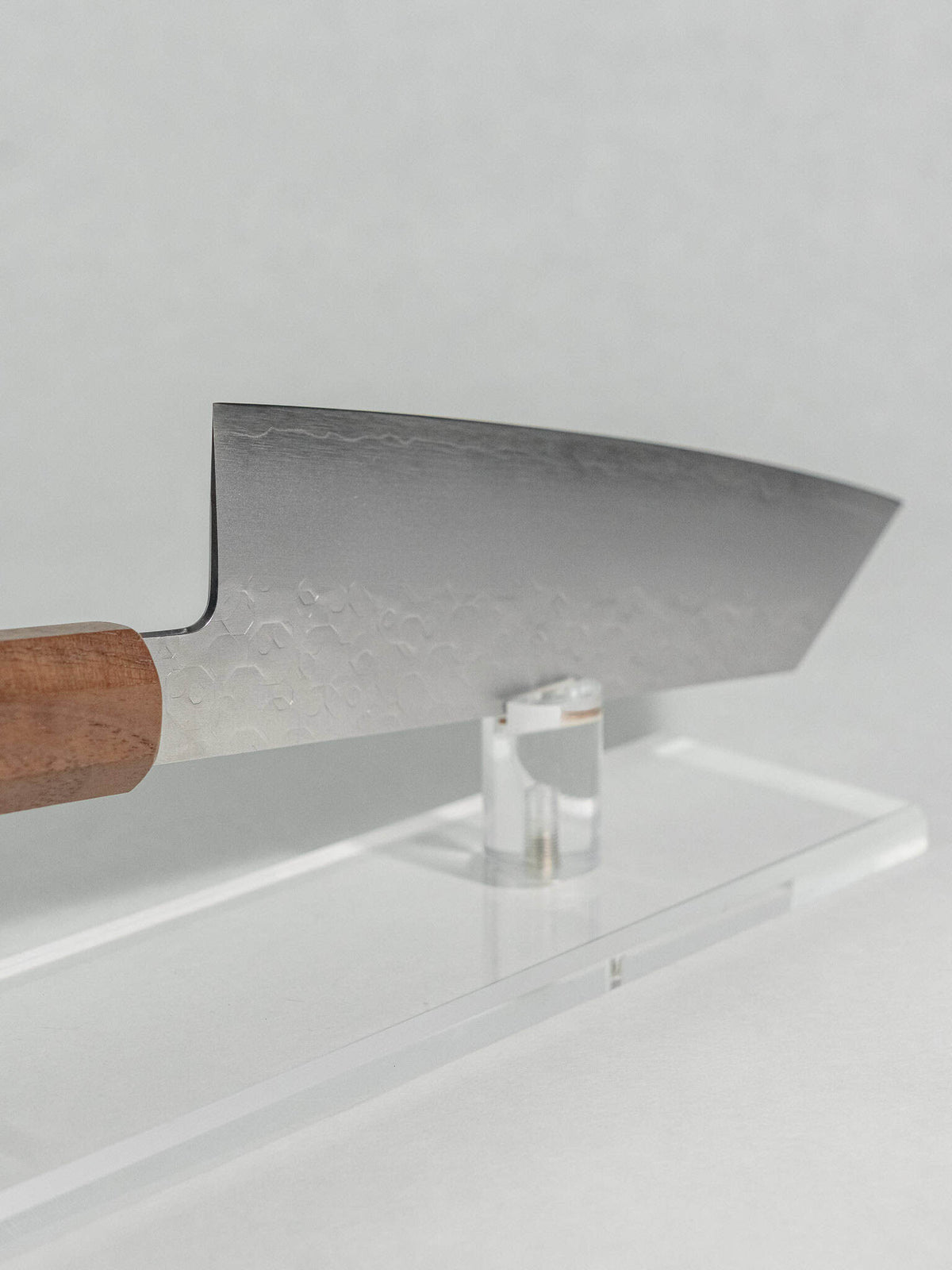 Hado Shiosai Bunka 180mm Japanese knife handle and blade junction