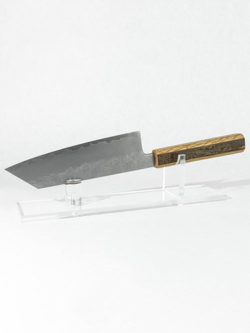 HADO Shiosai Bunka 180mm Japanese chef knife with SG2 steel and octagonal wood handle