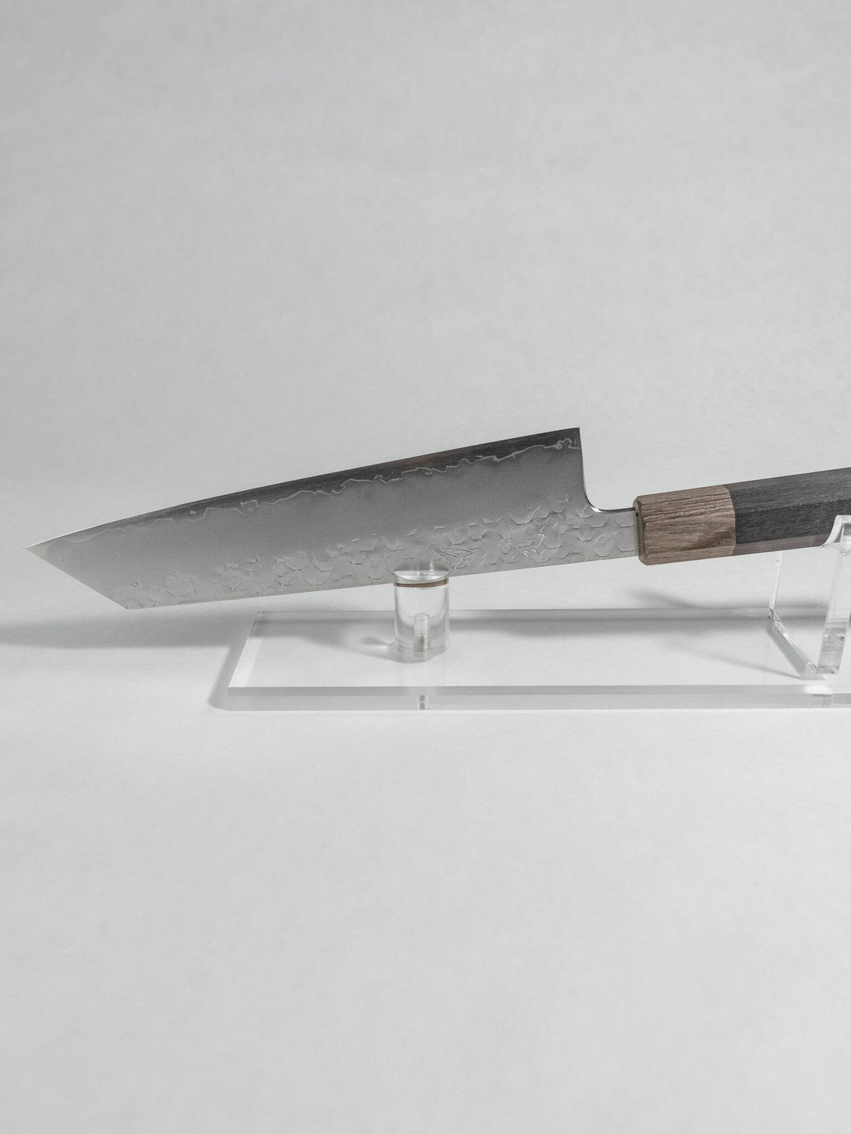 Hado Shiosai Kiritsuke 210mm Japanese knife with stainless tsuchime cladding
