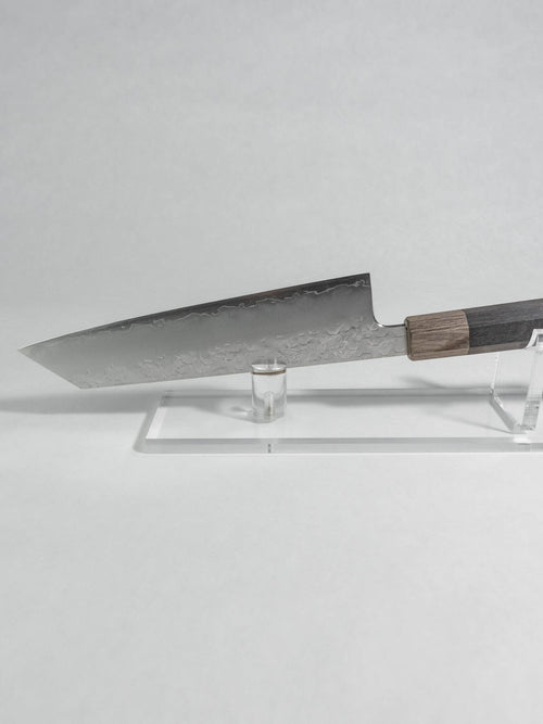 Hado Shiosai Kiritsuke 210mm Japanese knife with stainless tsuchime cladding