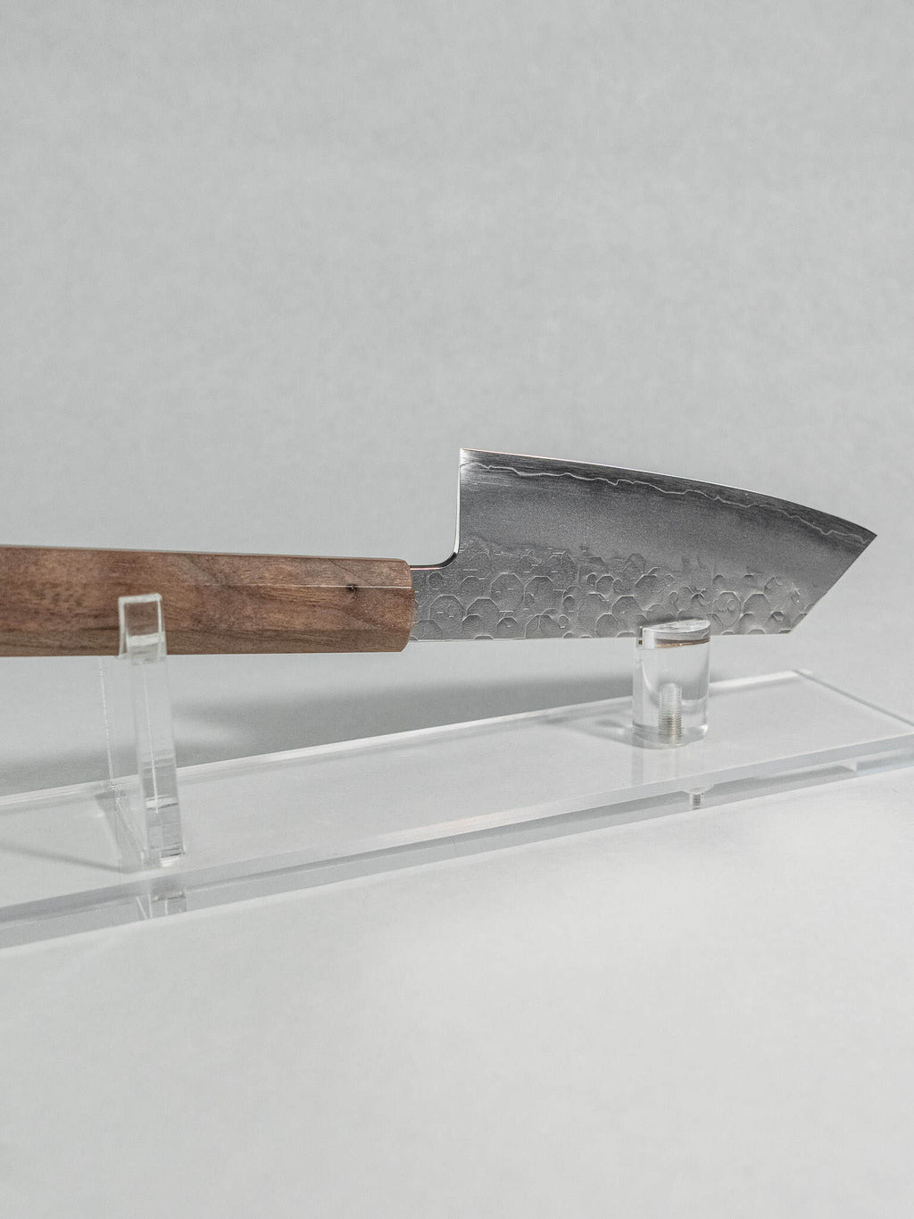 Hado Shiosai Ko-Bunka 135mm Japanese knife with geometric hammered blade