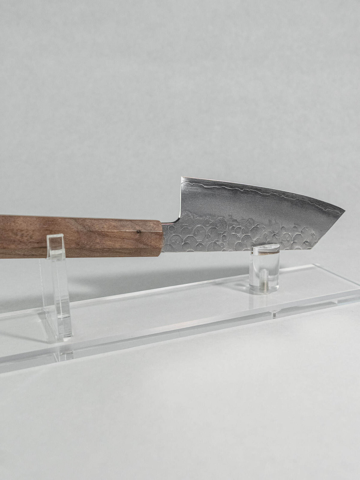 Hado Shiosai Ko-Bunka 135mm Japanese knife with geometric hammered blade