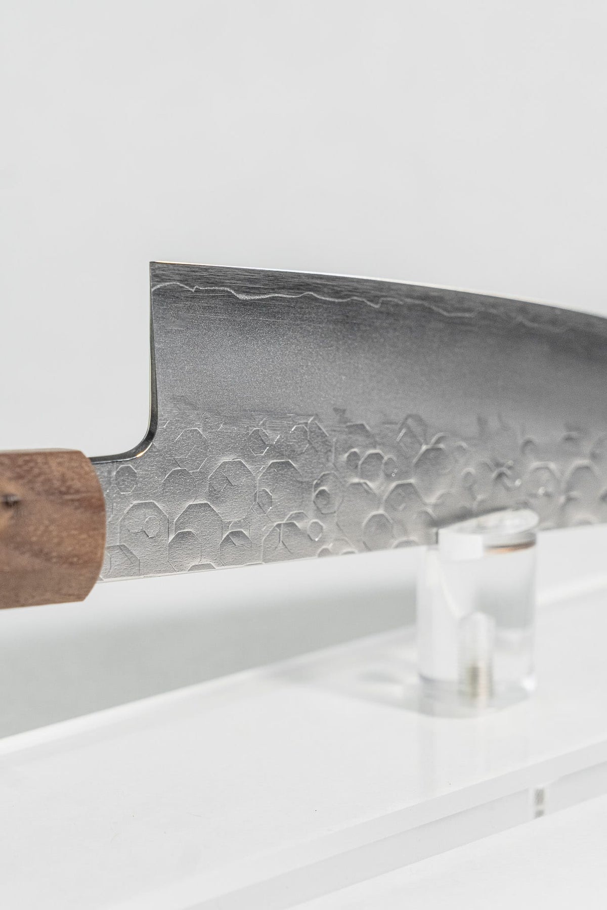 Hado Shiosai Ko-Bunka 135mm Japanese knife with stainless tsuchime cladding