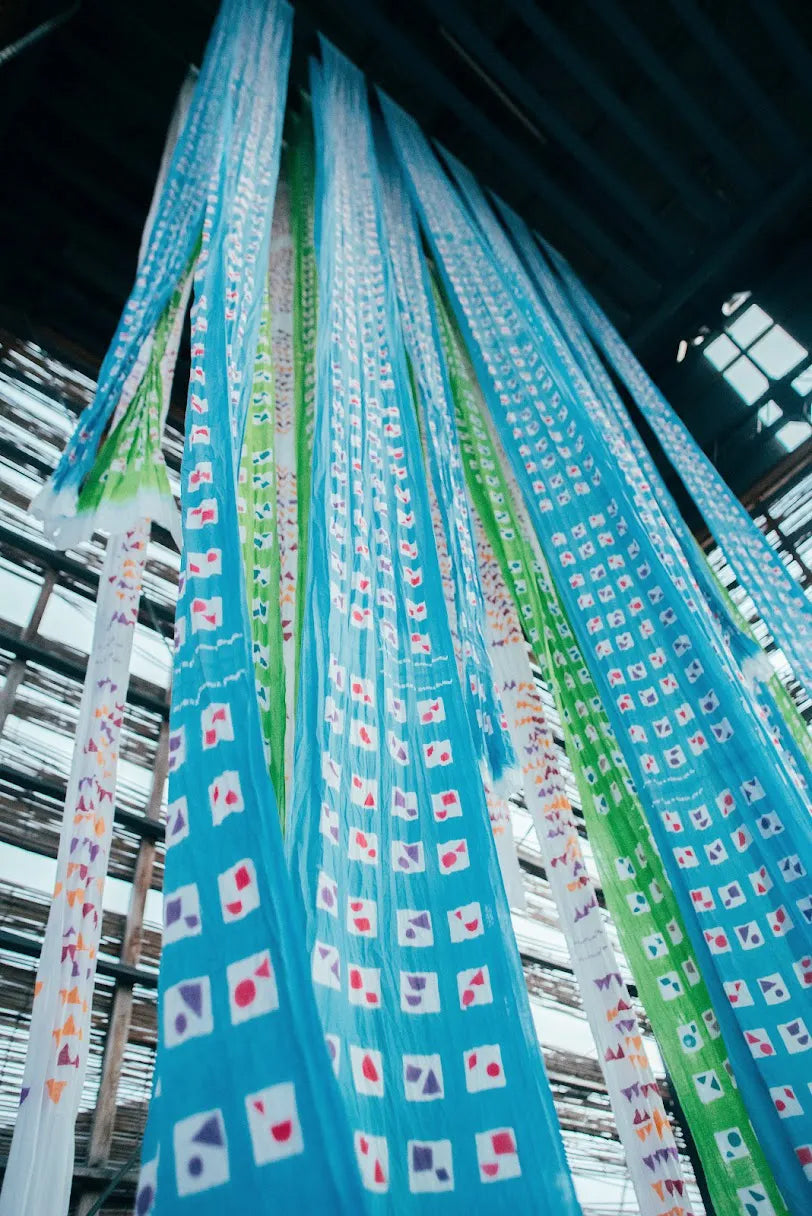 HADO Project Tenugui Towel “Work by Hands” printed cotton hand towel