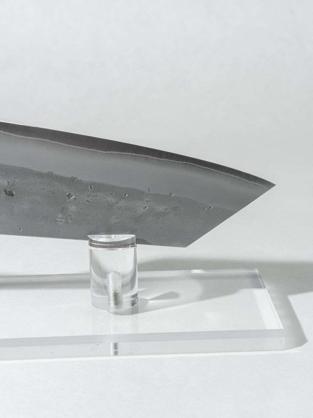 K-tip detail on Japanese Bunka chef knife