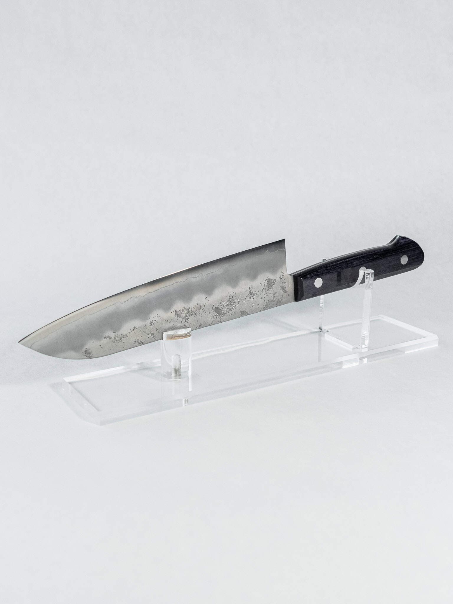 OUL 180mm Santoku knife with Ginsan stainless steel core