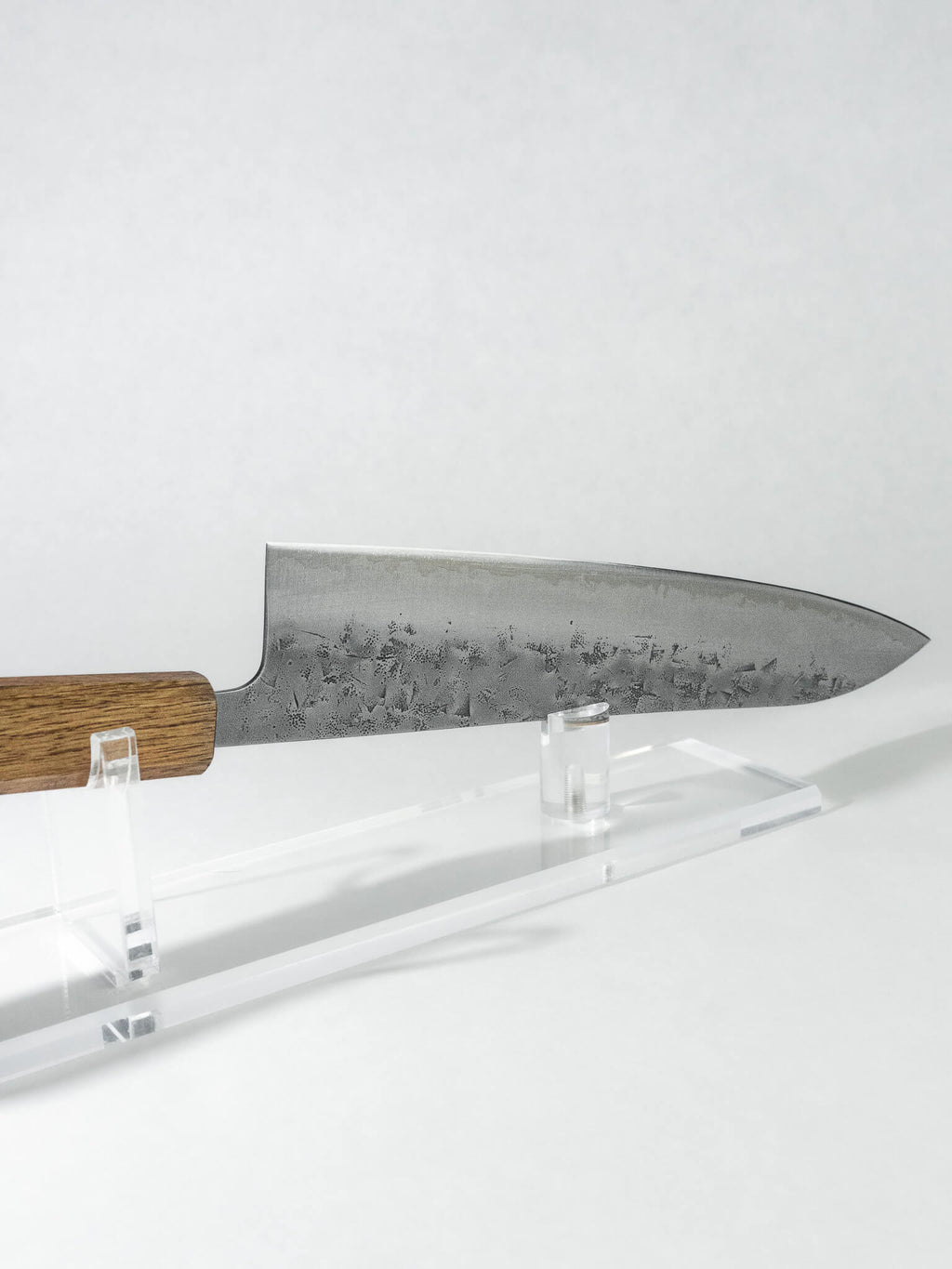 Side profile of Gyuto knife showing long versatile blade shape