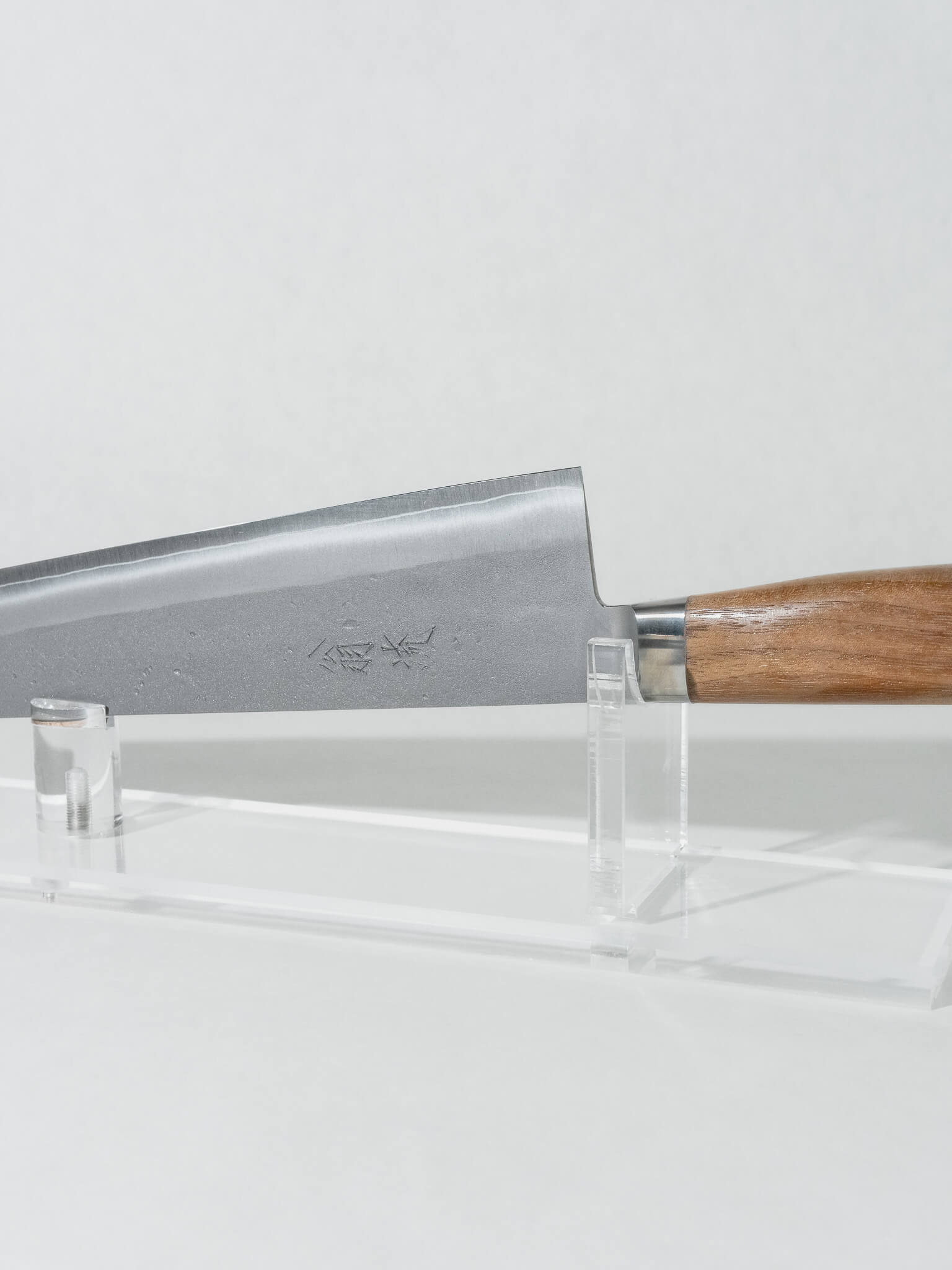 Close-up of SLD steel core with stainless nashiji cladding