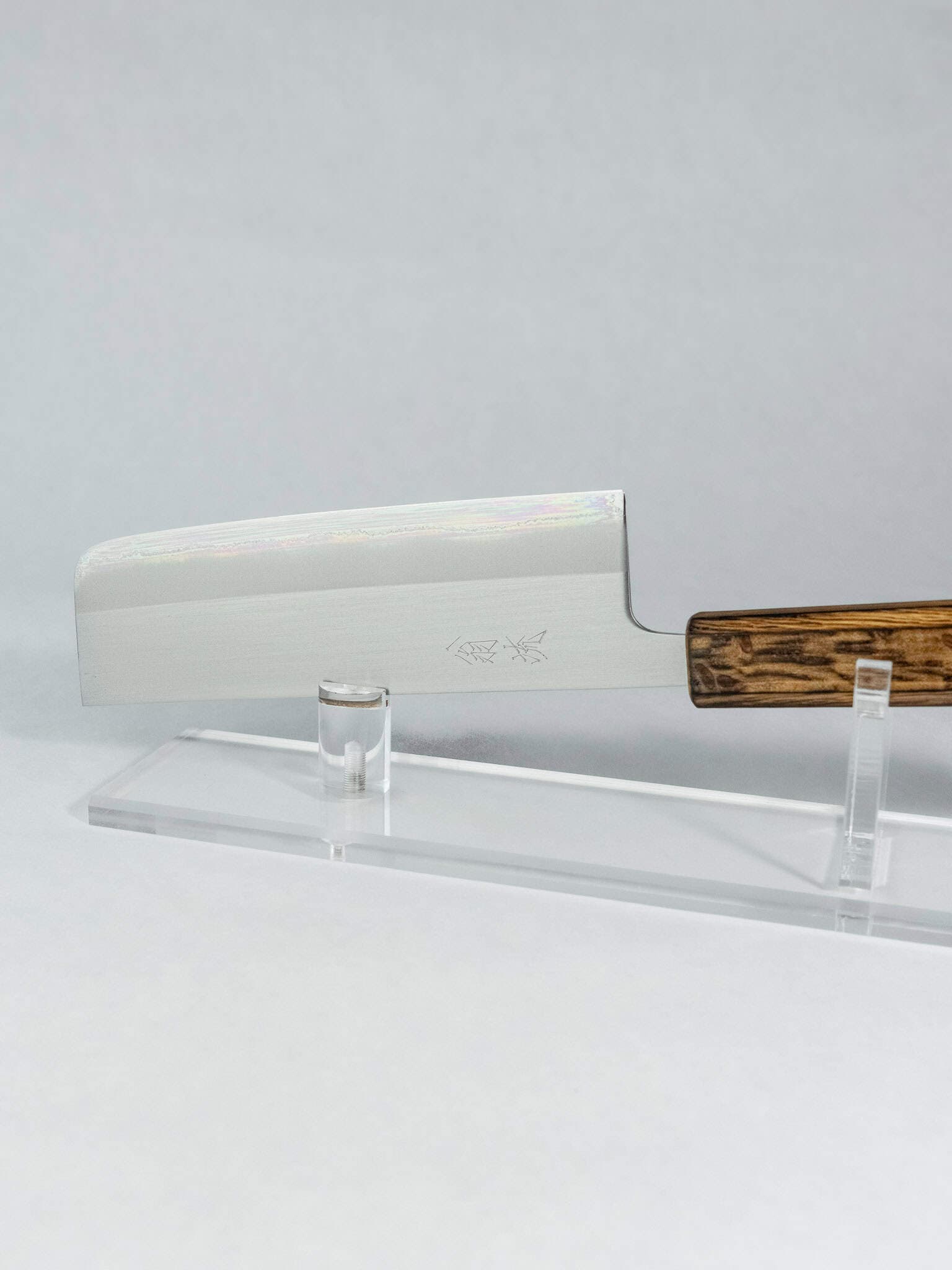 Professional Japanese Nakiri knife with a taller blade profile