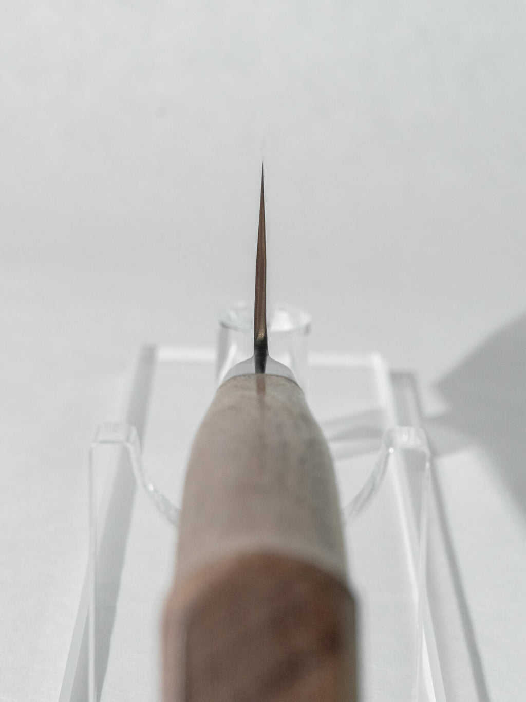 Choil area showing thin grind and precise craftsmanship