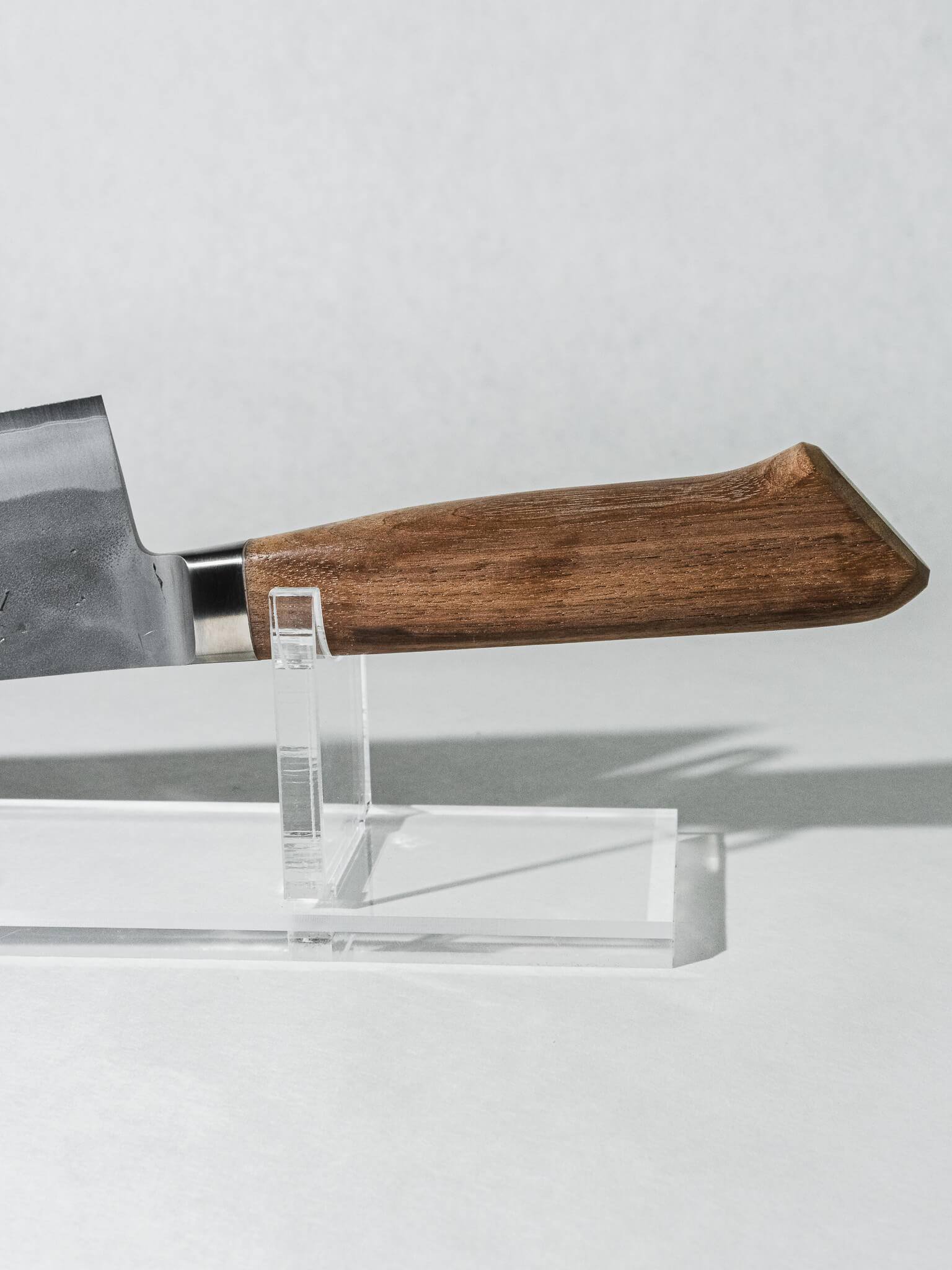 Western walnut handle on OUL SLD Bunka