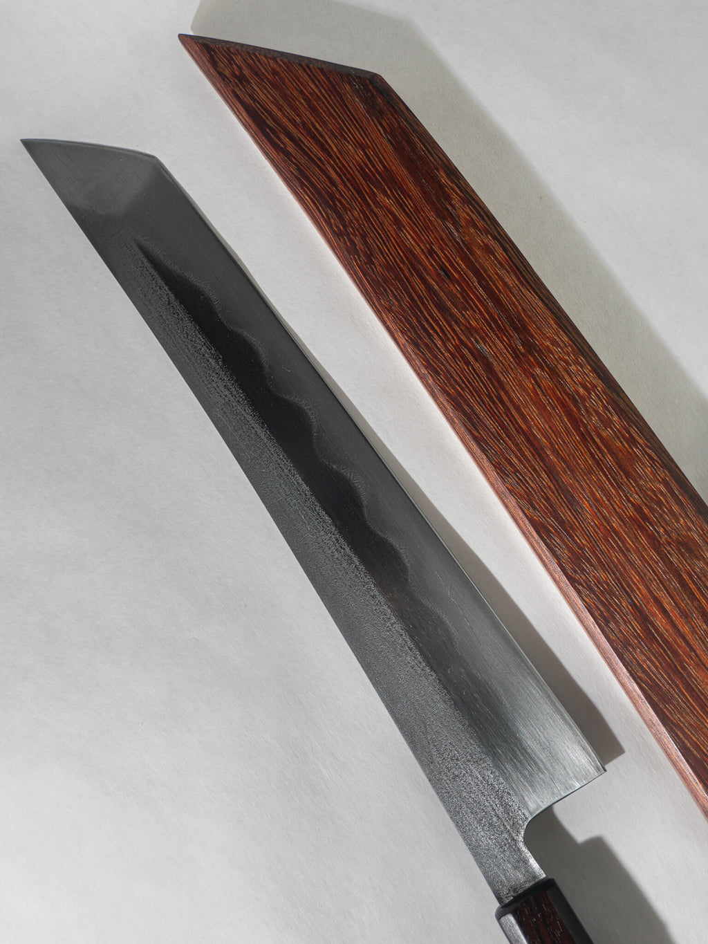 Pisau Dapur Sakimaru knife handcrafted in Magetan, East Java, Indonesia, reflecting traditional forging expertise.