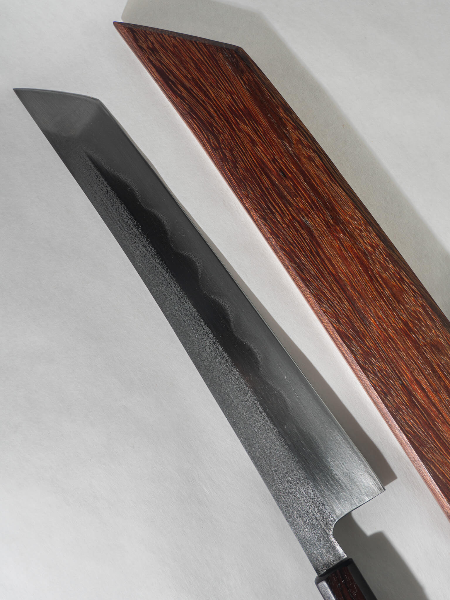 Pisau Dapur Sakimaru knife handcrafted in Magetan, East Java, Indonesia, reflecting traditional forging expertise.