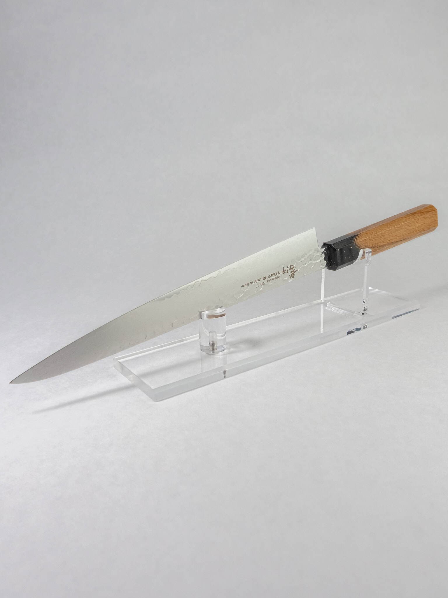 Full blade profile of Sakai Takayuki Kokushin Sujihiki 240mm