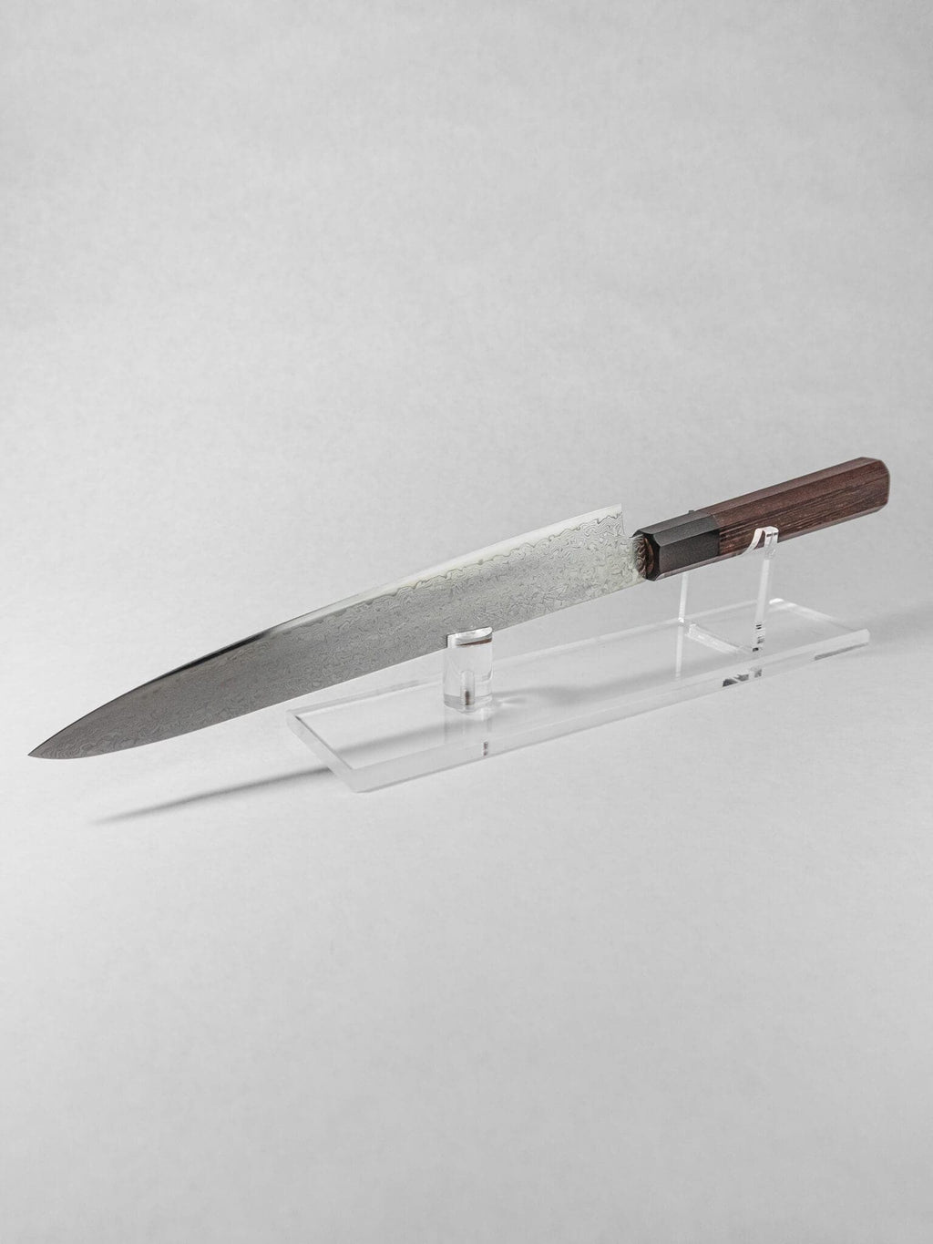 Sakai Takayuki ZA-18 Damascus Sujihiki 240mm Japanese slicing knife full profile