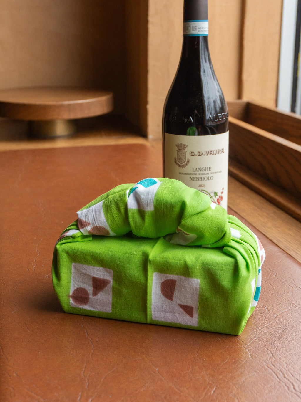 Tenugui towel used to wrap gifts or bentos in eco-friendly furoshiki style