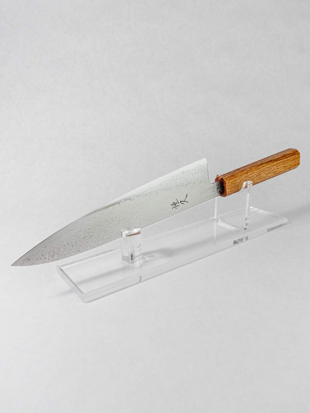 Tsunehisa ZA-18 Damascus gyuto knife 210mm full view