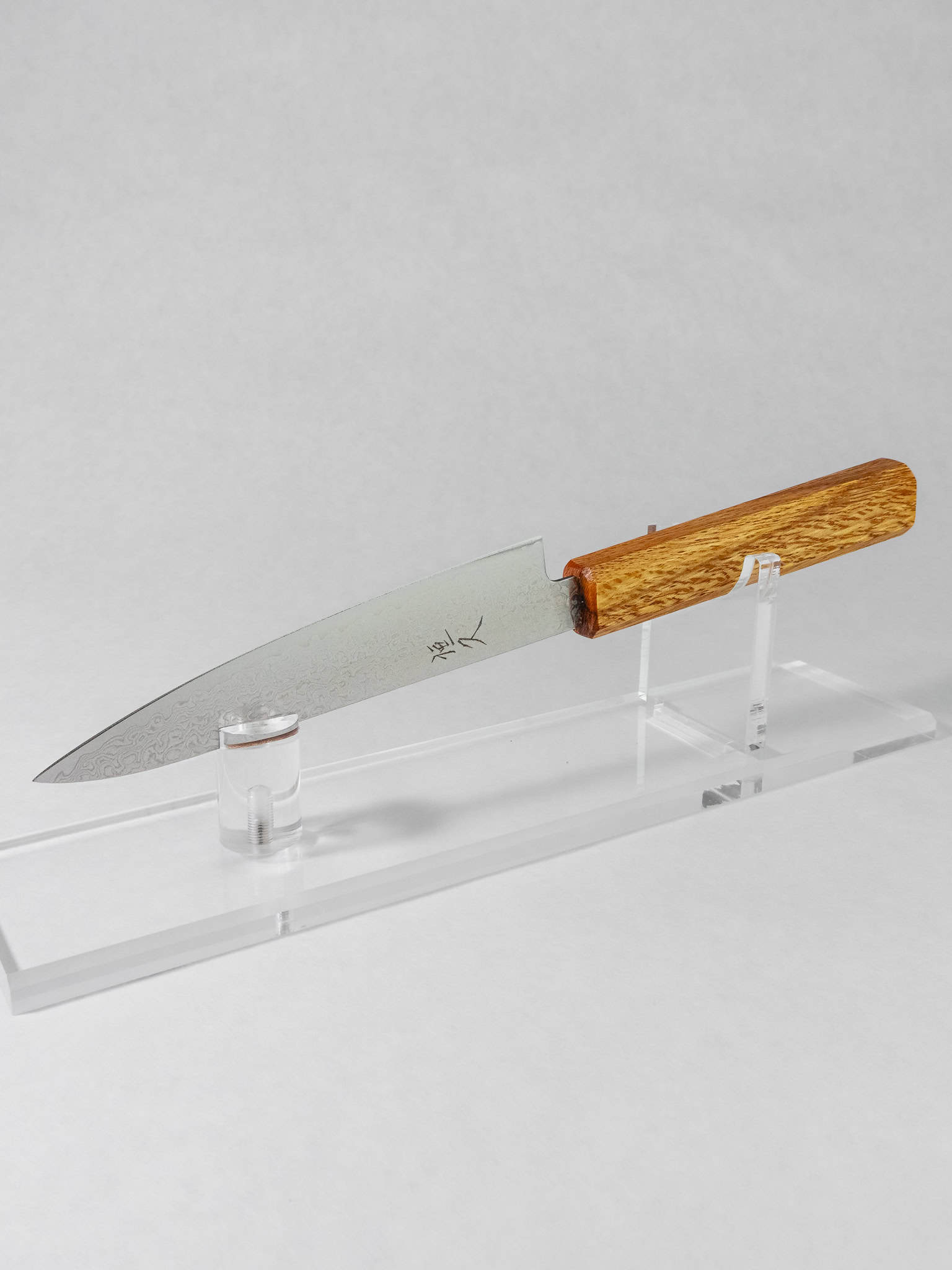 Tsunehisa ZA-18 Damascus petty knife 135mm full view